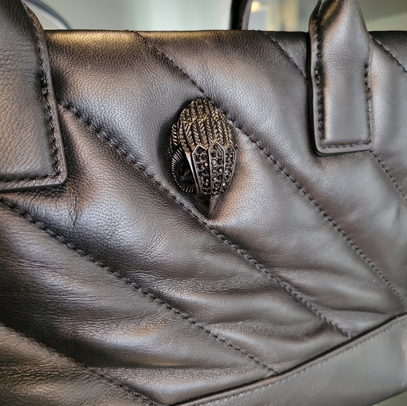 KURT GEIGER London Soho Quilted Leather Tote  Black - Picture 1 of 8